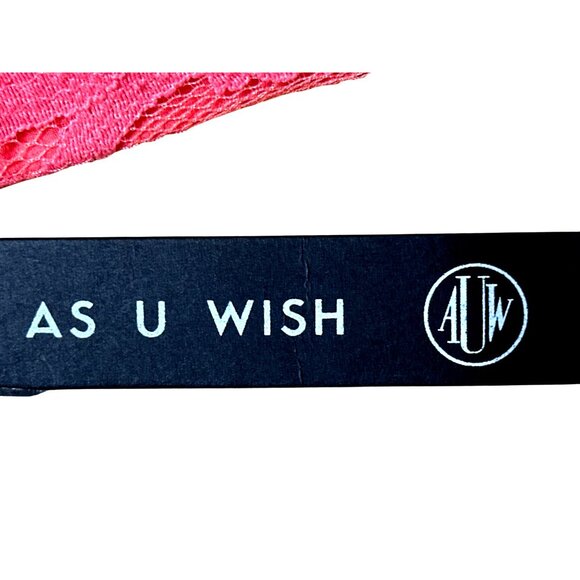 As U Wish NWT 13 Flirty Tiered Coral Lace Dress Open Back Detail Fit Flare Style - Picture 11 of 15